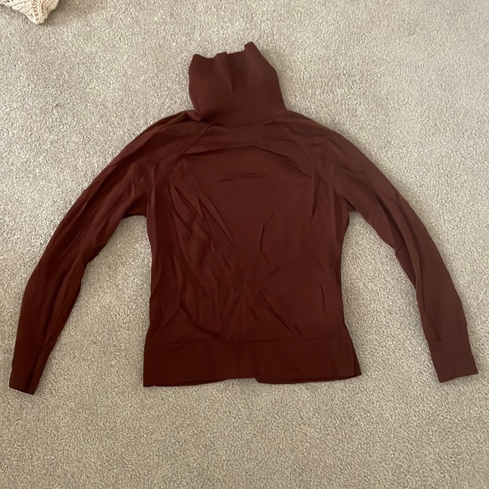 Burgundy Banana Republic Wool Turtleneck